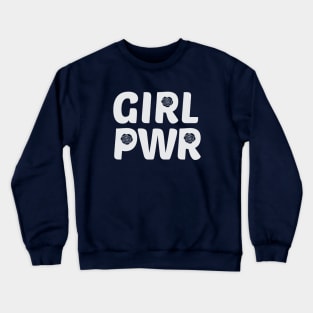 Girl Power Rose Logo Crewneck Sweatshirt